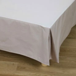 Cache Sommier LIN LAVÉ PREMIUM - Volant 30 Cm 100% Lin Lavé