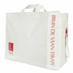 Couette ATHÉNA Chaude 100% Laine Des Alpes 300 G/m² BRUN DE VIAN-TIRAN -feuille Soldes Boutique couette athena temperee 2