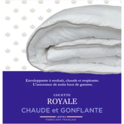Couette Royale - LESTRA Chaude Et Gonflante 380 G/m²