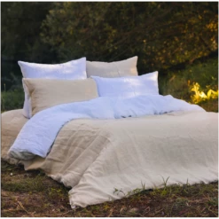 Drap Housse Bonnets 30 Cm - Collection LIN LAVE PREMIUM 100% Lin European Flax 180 G/m² - Label Oeko Tex -feuille Soldes Boutique drap housse bonnets 30 cm collection lin lave premium 9