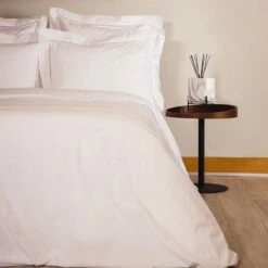 Drap Housse Bonnets 30 Cm - Collection VENDÔME 100% Percale De Coton 160 Fils/cm² -feuille Soldes Boutique drap housse percale haut luxe 160 filscm vendome 4