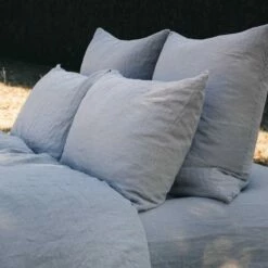 Housse De Couette - Collection LIN LAVÉ 100% Lin Lavé 180 G/m² FIN DE COLLECTION -feuille Soldes Boutique housse de couette 100 lin lave 180 gm 16