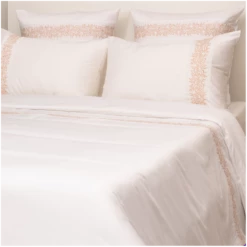 Housse De Couette - Collection FONTAINEBLEAU 100% Satin De Coton Bio 120 Fils/cm²