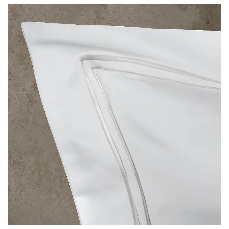Housse De Couette - Collection RIVIERA 100% Satin De Coton Égyptien 320 Fils/cm² 7 Housse De Couette - Collection RIVIERA 100% Satin De Coton Égyptien 320 Fils/cm² – Image 5