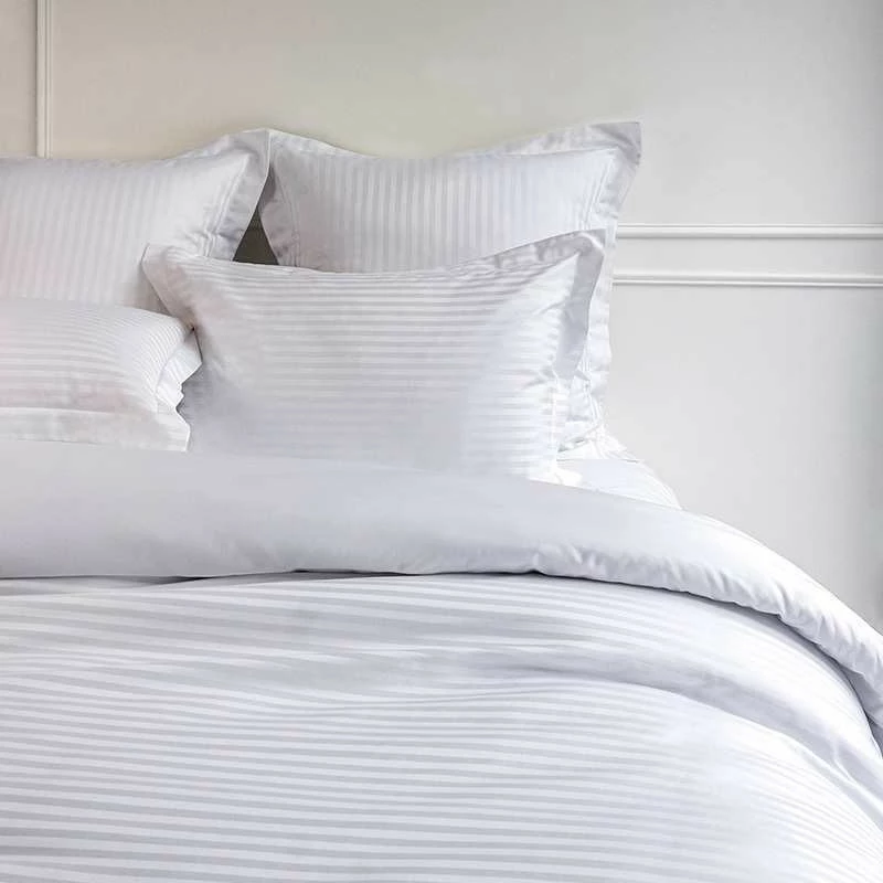 Housse De Couette - Collection RAMATUELLE 100% Satin De Coton Égyptien 240 Fils/cm² 3 Housse De Couette - Collection RAMATUELLE 100% Satin De Coton Égyptien 240 Fils/cm²