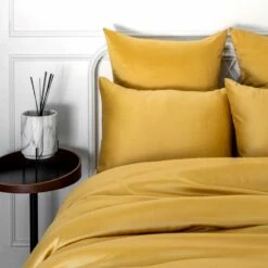 Housse De Couette - Collection TENCEL 100% Satin De Tencel™ 120 Fils/cm² - Douceur Absolue -feuille Soldes Boutique housse de couette tencel 1