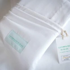 Lot De 2 Taies D'Oreiller - Collection COTON ET SOIE - FIN DE SÉRIE 30% Soie 70% Coton 160 Fils/cm² -feuille Soldes Boutique lot de 2 taies d oreiller 70 coton 30 soie 2