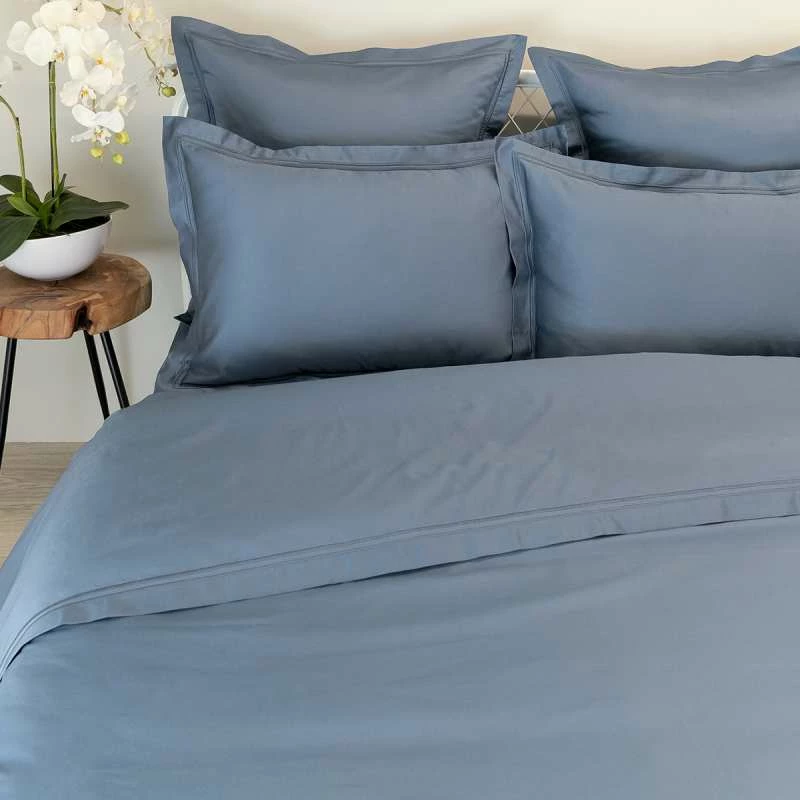 Lot De 2 Taies D'Oreiller - Collection GIZA 100% Satin De Coton Égyptien 240 Fils/cm² 5 Lot De 2 Taies D'Oreiller - Collection GIZA 100% Satin De Coton Égyptien 240 Fils/cm² – Image 3