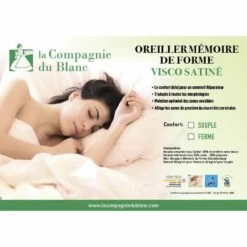 Oreiller Mémoire De Forme VISCO Ferme Densité 50 Kg/m³