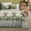 Parure Housse De Couette ANTILLES 100% Coton 57 Fils/cm² 1 Parure Housse De Couette ANTILLES 100% Coton 57 Fils/cm² -feuille Soldes Boutique parure housse de couette antilles
