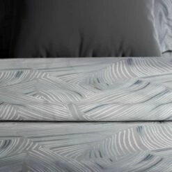 Parure Housse De Couette ARIA Collection Exclusive Made In Italie -feuille Soldes Boutique parure housse de couette aria 2