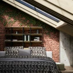 Parure Housse De Couette AUBREY Collection Exclusive Made In Italie -feuille Soldes Boutique parure housse de couette aubrey 5