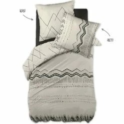 Parure Housse De Couette BERBERE 100% Coton 57 Fils/cm²