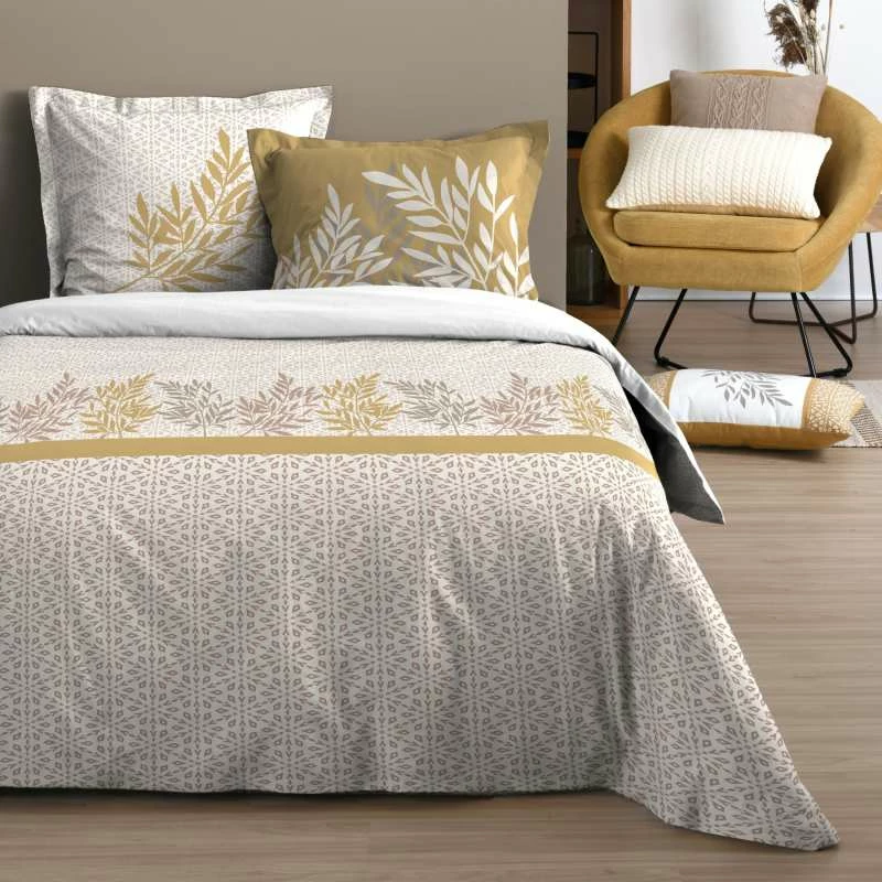 Parure Housse De Couette BODEN 100% Coton 57 Fils/cm² 3 Parure Housse De Couette BODEN 100% Coton 57 Fils/cm²