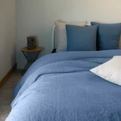 Parure Housse De Couette CHANVRE 100% Chanvre 170 G/m² -feuille Soldes Boutique parure housse de couette chanvre 9