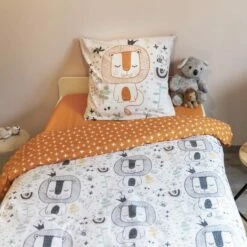 Parure Housse De Couette CHARLIE 100% Coton 57 Fils/cm²