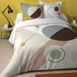 Parure Housse De Couette CHROMA 100% Coton 57 Fils/cm²