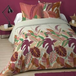 Parure Housse De Couette DELICIOSA 100% Coton 57 Fils/cm²