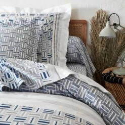 Parure Housse De Couette DIEGO BALTIQUE 100% Coton 57 Fils/cm²