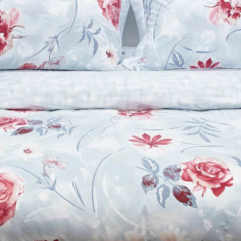 Parure Housse De Couette DOLCE VITA 7405 BLUSH 100% Coton 57 Fils/cm² 4 Parure Housse De Couette DOLCE VITA 7405 BLUSH 100% Coton 57 Fils/cm² – Image 2