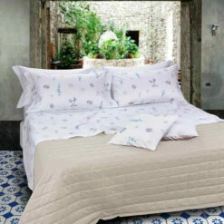 Parure Housse De Couette EDEN 6174 VERDE 100% Coton 57 Fils/cm² -feuille Soldes Boutique parure housse de couette eden ref6174 verde 1