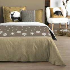 Parure Housse De Couette ESTRELLA 100% Coton 57 Fils/cm²
