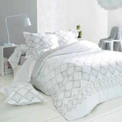 Parure Housse De Couette FOREVER 100% Coton 57 Fils/cm²