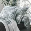 Parure Housse De Couette GABRIELLE JAIS 100% Percale De Coton 80 Fils/cm² 1 Parure Housse De Couette GABRIELLE JAIS 100% Percale De Coton 80 Fils/cm² -feuille Soldes Boutique parure housse de couette gabrielle jais