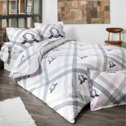 Parure Housse De Couette JUBILÉ 100% Coton 57 Fils/cm²