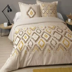 Parure Housse De Couette KILIM 100% Coton 57 Fils/cm²