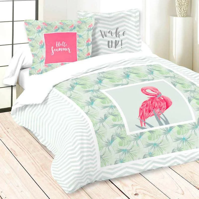 Parure Housse De Couette LAGOON 100% Coton 57 Fils/cm² 3 Parure Housse De Couette LAGOON 100% Coton 57 Fils/cm²