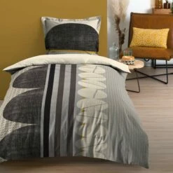 Parure Housse De Couette LENNY 100% Coton 57 Fils/cm²