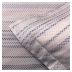 Parure Housse De Couette MANHATTAN AUBERGINE 100% Satin De Coton 120 Fils/cm² 7 Parure Housse De Couette MANHATTAN AUBERGINE 100% Satin De Coton 120 Fils/cm² -feuille Soldes Boutique parure housse de couette manhattan aubergine 2