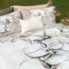 Parure Housse De Couette ORCHIDEA Collection Exclusive Made In Italie -feuille Soldes Boutique parure housse de couette orchidea