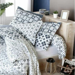 Parure Housse De Couette PADANG 100% Coton 57 Fils/cm²