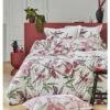 Parure Housse De Couette PENELOPE ROSE 100% Coton 57 Fils/cm² 1 Parure Housse De Couette PENELOPE ROSE 100% Coton 57 Fils/cm² -feuille Soldes Boutique parure housse de couette penelope rose