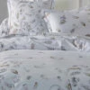 Parure Housse De Couette PLUMES 100% Percale De Coton 80 Fils/cm² -feuille Soldes Boutique parure housse de couette percale plumes