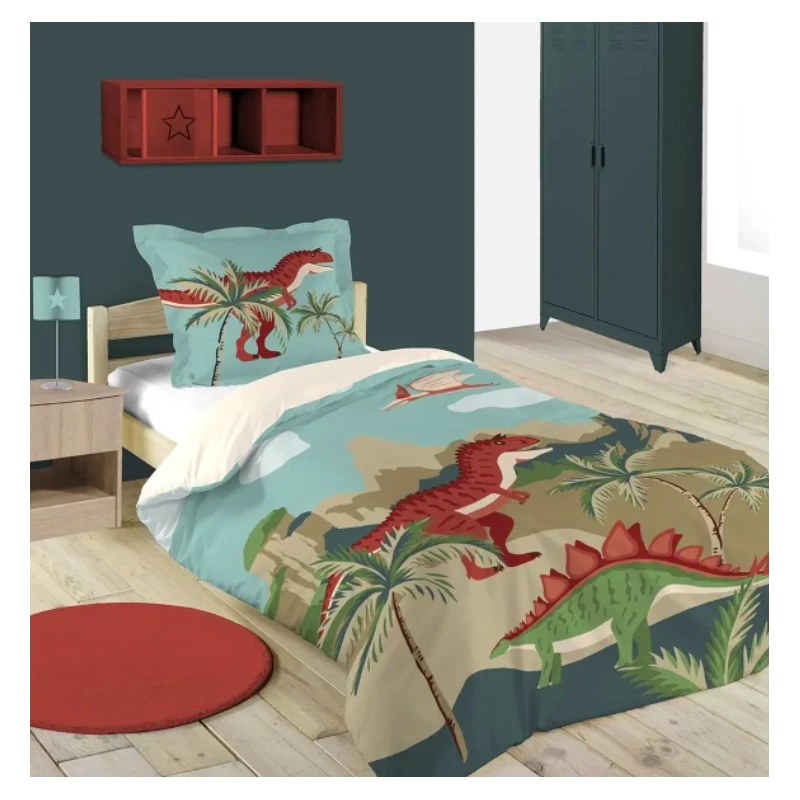 Parure Housse De Couette REX 100% Coton 57 Fils/cm² 3 Parure Housse De Couette REX 100% Coton 57 Fils/cm²