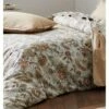 Parure Housse De Couette SANTAL MELBA 100% Percale De Coton 80 Fils/cm² -feuille Soldes Boutique parure housse de couette santal melba