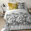 Parure Housse De Couette SOPHITIA 100% Coton 42 Fils/cm² -feuille Soldes Boutique parure housse de couette sophitia