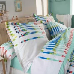 Parure Housse De Couette VIBRATION 100% Coton 57 Fils/cm²