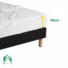 Protège Matelas MOLLETON - Bonnets 50 Cm FIN DE SERIE 100% Coton 230 G/m² -feuille Soldes Boutique protege matelas molleton bonnet50