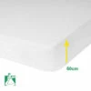 Protège Matelas POLYURÉTHANE - Bonnets 50 Cm Bouclette Éponge & Polyuréthane Imperméable -feuille Soldes Boutique protege matelas polyurethane impermeable bonnet 50 cm