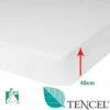 Protège Matelas TENCEL - Bonnets 40 Cm 100% Tencel™ Imperméable -feuille Soldes Boutique protege matelas tencel bonnets 40 cm