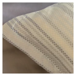 Taie D'Oreiller MANHATTAN TAUPE 100% Satin De Coton 120 Fils/cm² -feuille Soldes Boutique taie d oreiller manhattan taupe 2