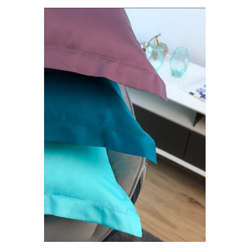 Taie D'Oreiller - Collection SATIN MERCERISÉ 100% Satin De Coton Mercerisé 120 Fils/cm² 5 Taie D'Oreiller - Collection SATIN MERCERISÉ 100% Satin De Coton Mercerisé 120 Fils/cm² – Image 3